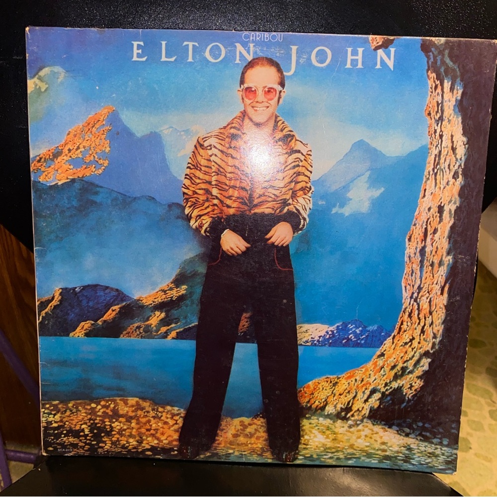 Vintage Elton John vinyl Record